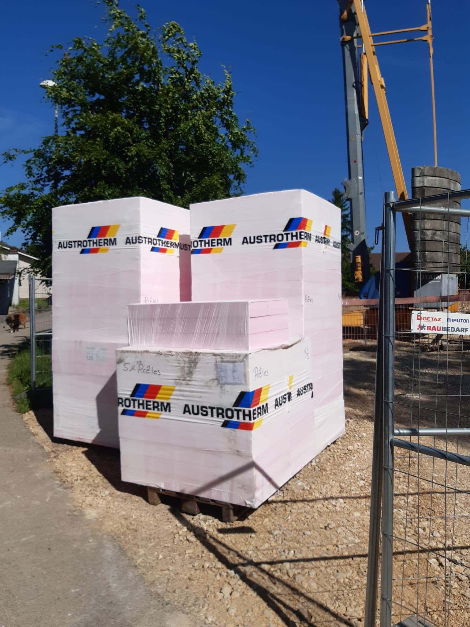 Pose d'éléments préfabriqués & livraison isolation — photo 2