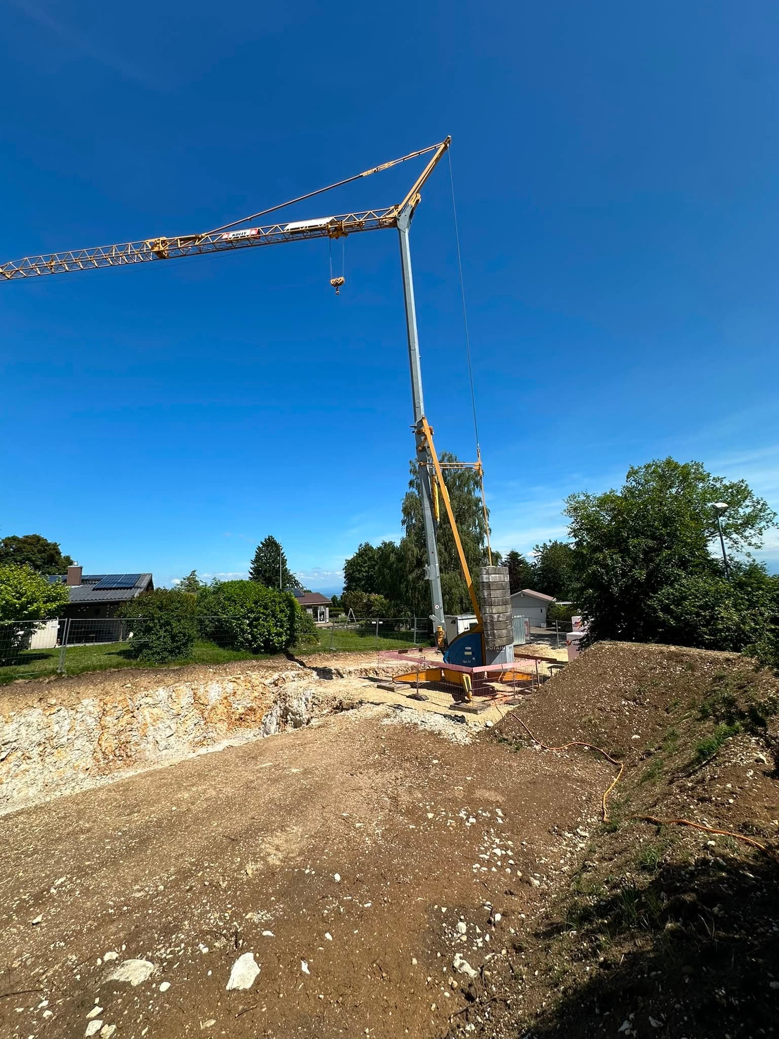 Grue à tour installée — photo 1